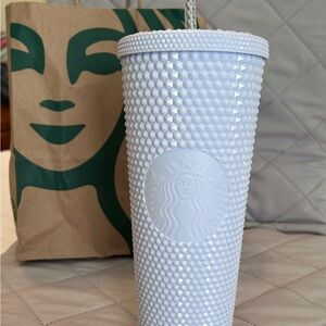 Starbucks White Textured Tumbler